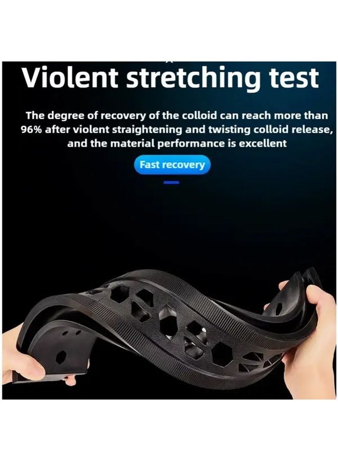 Upgraded Universal Car Suspension Buffer Size C Black 2PCS Improve Driving Comfort - Image 2